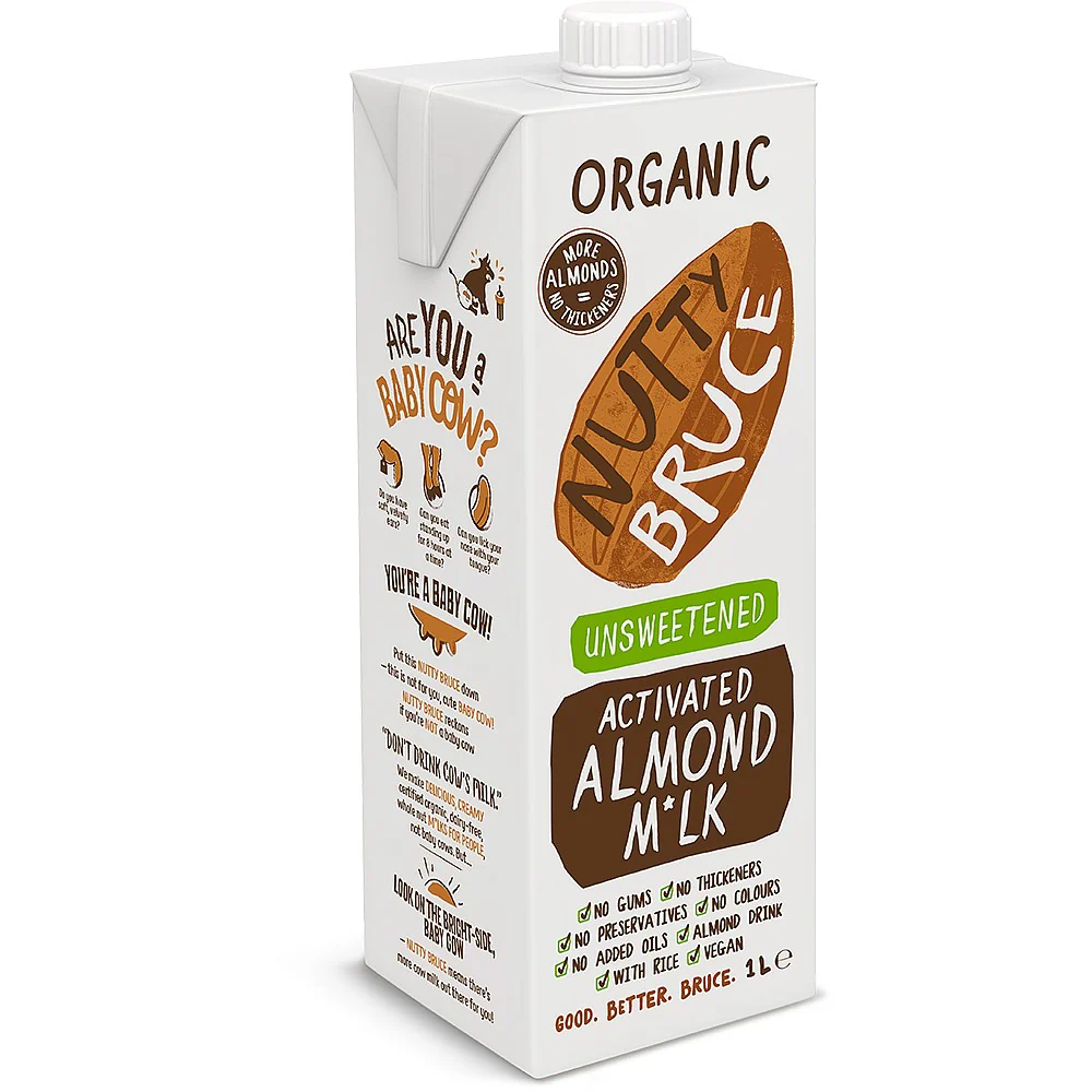 Nutty Bruce Activated Unsweetened Almond M lk 1L 38465 d81c41ef f6c3 46eb 917c faf61db3f317