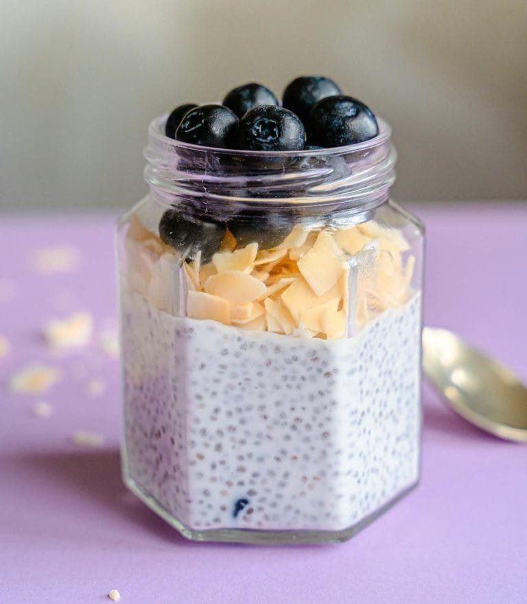 chia seed pudding sweet plant based snack