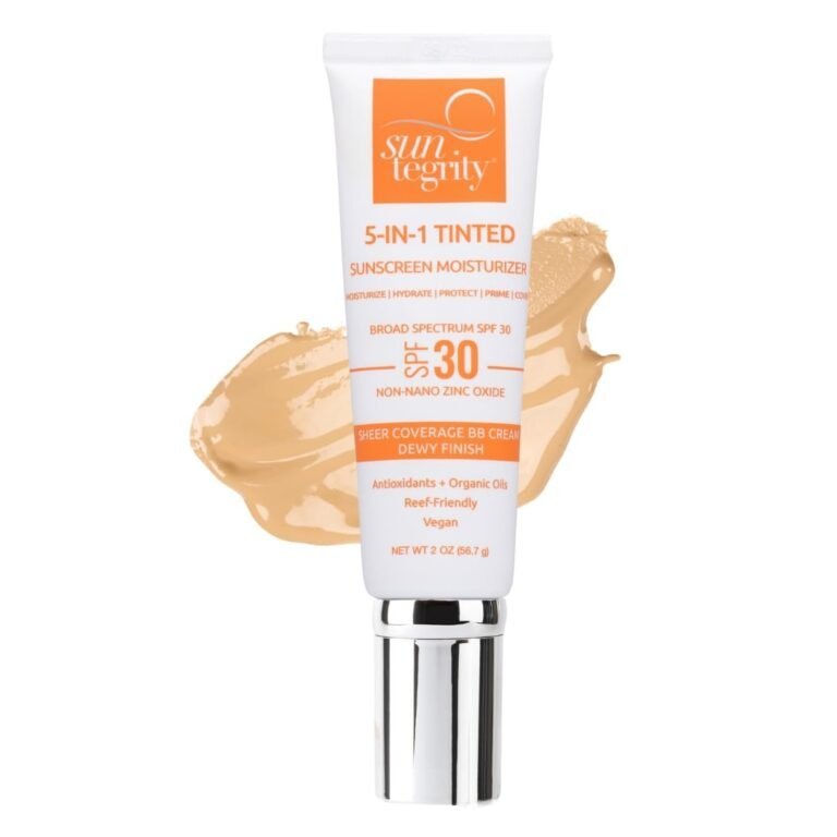 Suntegrity 5 IN 1 Tinted Sunscreen Moisturizer Broad Spectrum SPF 30 Hyaluronic Acid