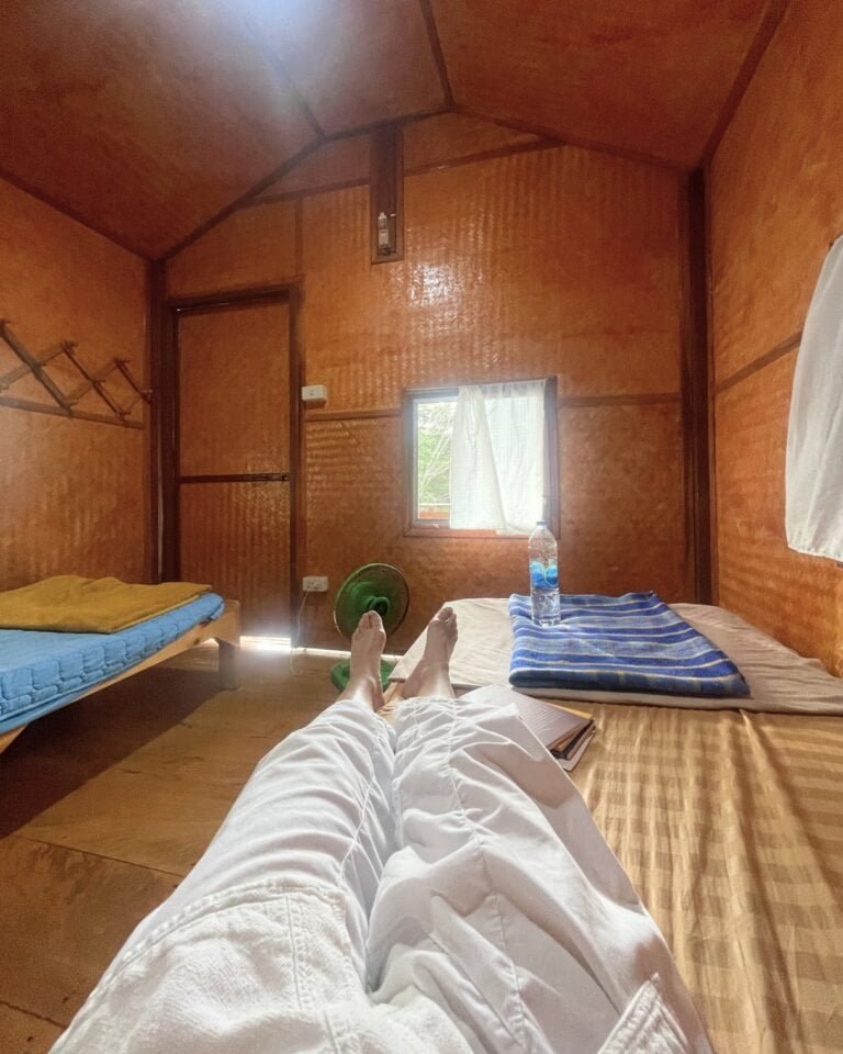 pa pae meditation retreat bamboo hut