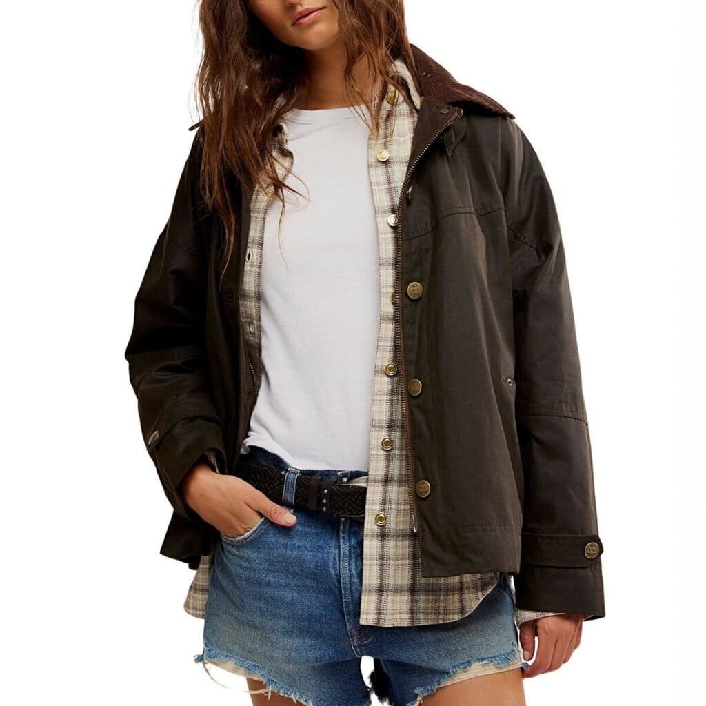 Free People Cori Waxed Jacket