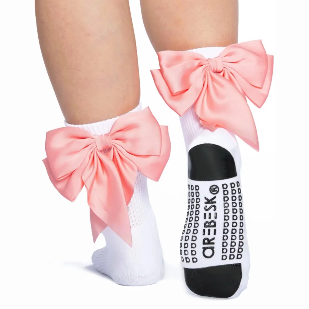 bow pilates socks