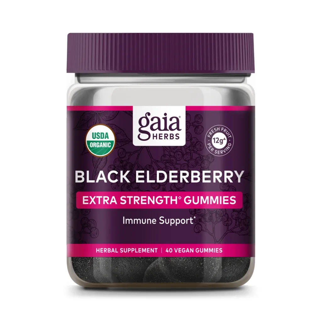 Gaia-Herbs-Black-Elderberry-Sambucus-Nigra-Extra-Strength-Gummies-40-Gummies