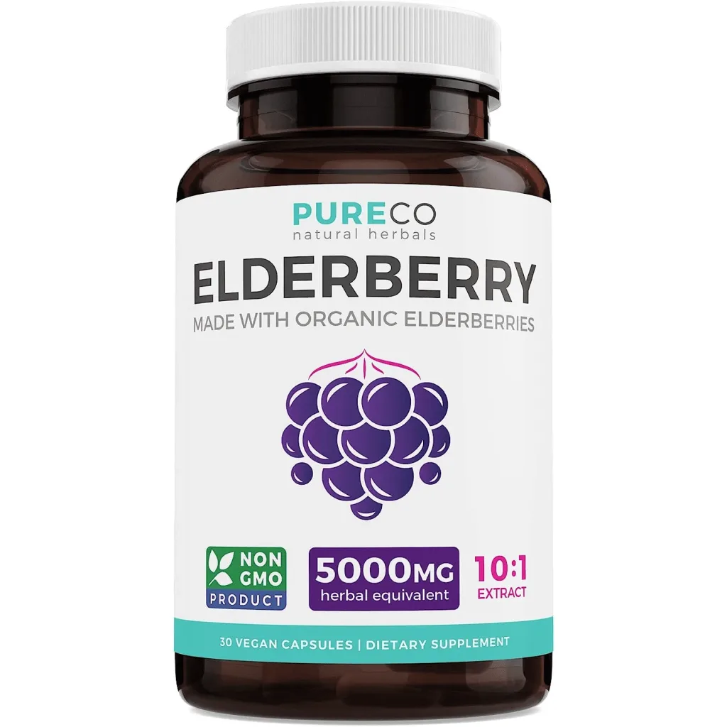 Pure Co Organic Elderberry Extract 10 1 Non GMO Immune Support Support Allergy Sinus Relief 30 Capsules b180051b 8dff 4838 a393 3dcb65d1b46c.d89685d4eb35961b8b023a06501355df