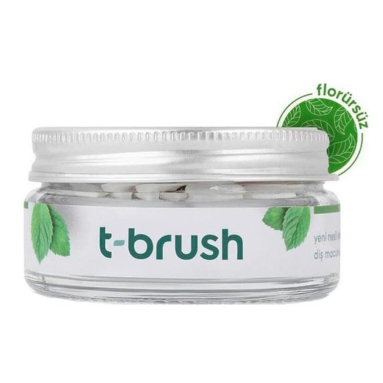 T brush Travel Toothpaste Tablets Natural Ingredients