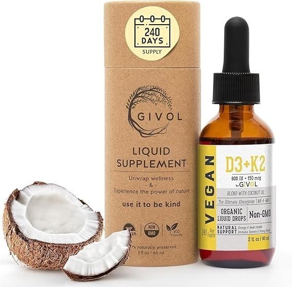 Givol Vitamin D3 + K2 Liquid Drops