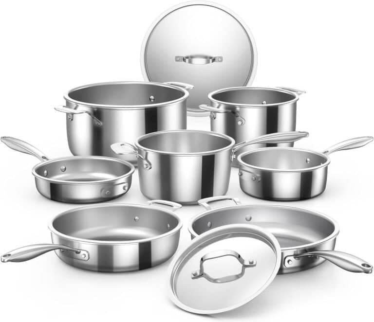 Nuwave Pro-Smart 9pc Stainless Steel Cookware Set