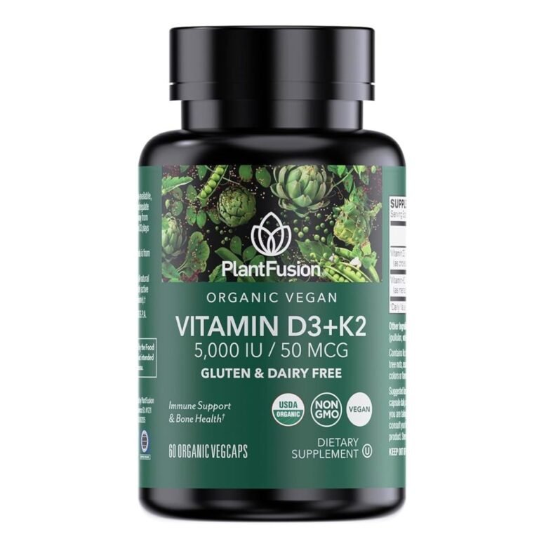 PlantFusion Organic Vegan Vitamin D3 K2