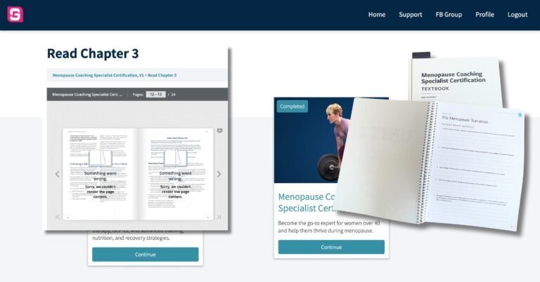 ggs menopause coaching certification platform