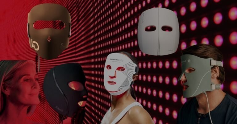 Best Red Light Therapy Masks collage of different masks