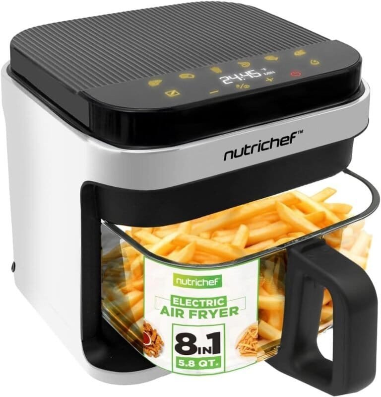 Nutrichef 5.8 Quart Air Fryer