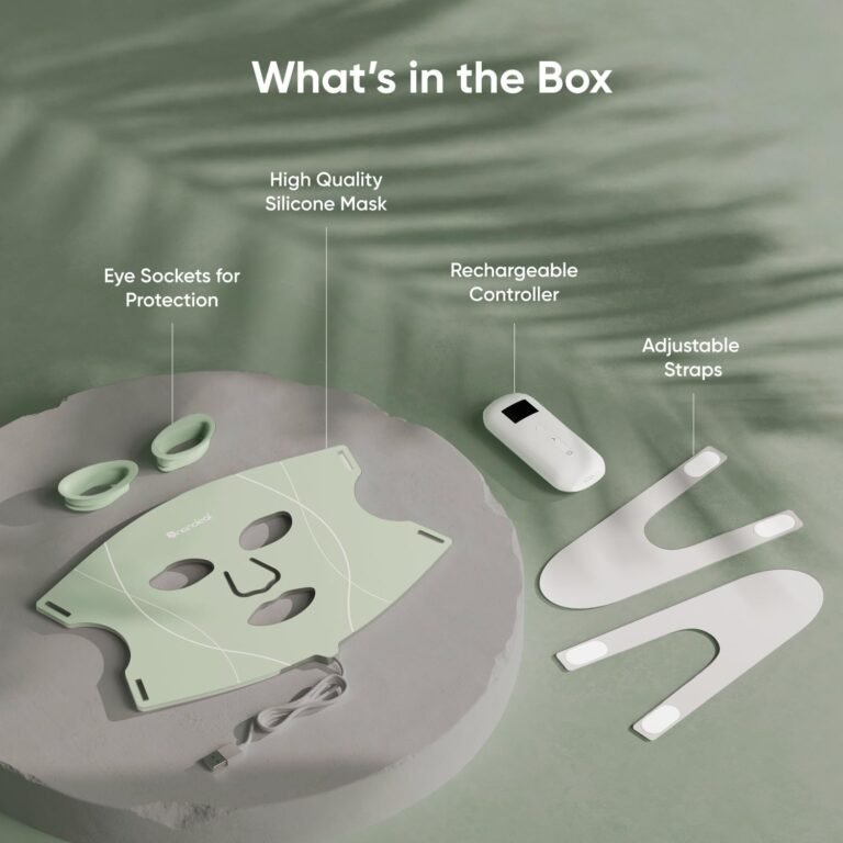 nanoleaf red light therapy mask whats in the box
