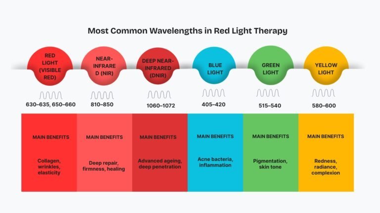 red light therapy wavelength