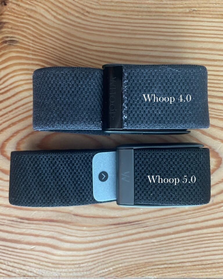 whoop 4 and 5 comparison