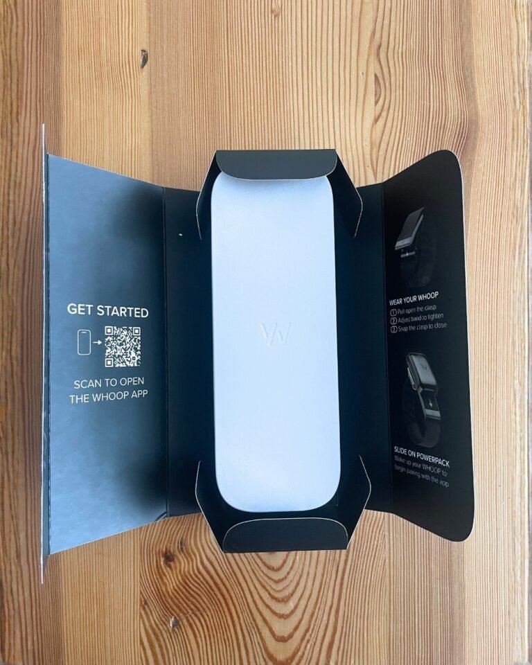 whoop 5.0 band unboxing