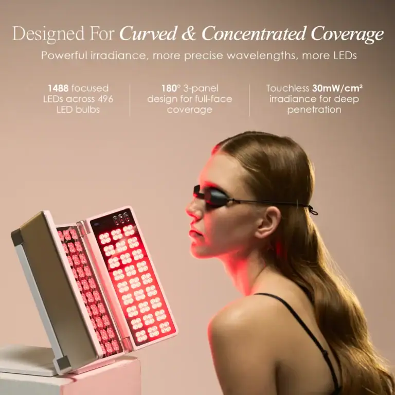 project e alora red light therapy panel with description