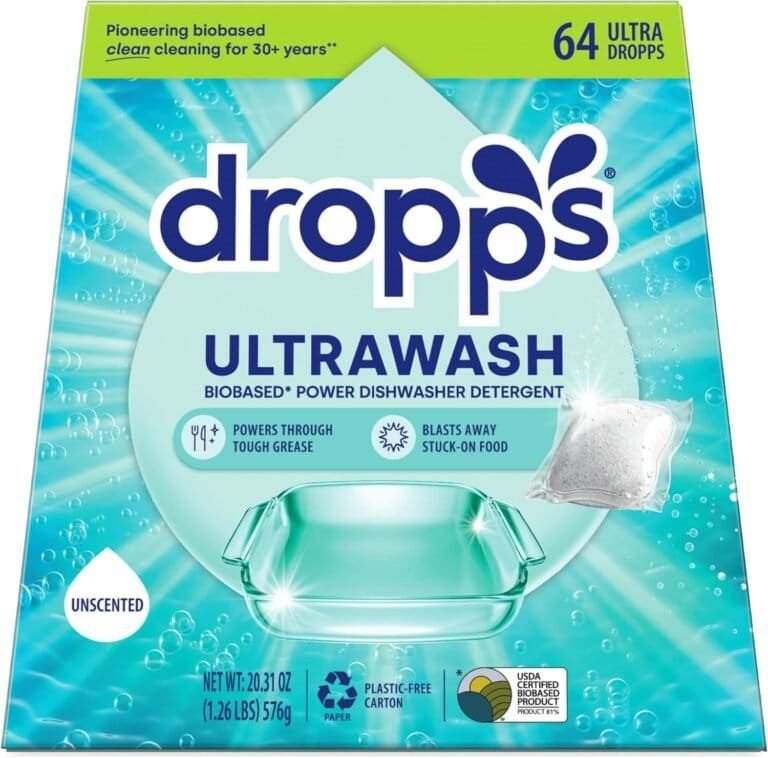 Dropps UltraWash Dishwasher Pods non toxic dishwasher detergent