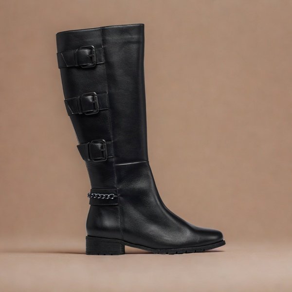 CALLA Sylvia - Black Leather Boots
