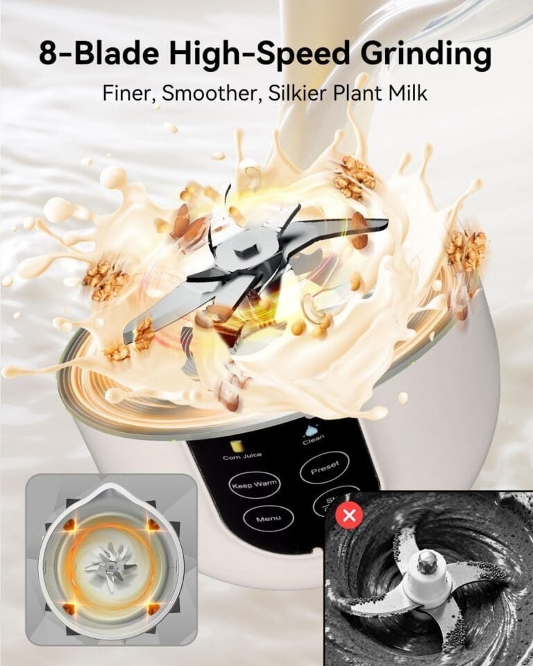 IAGREEA 10-in-1 Nut Milk Maker Machine