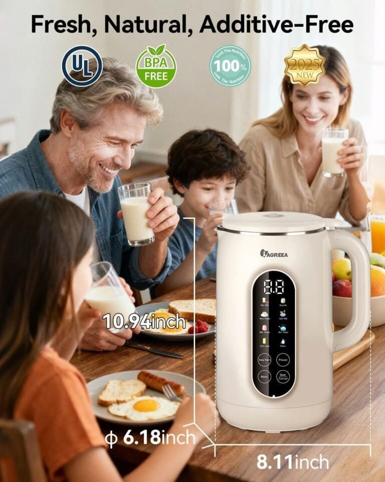 IAGREEA 10-in-1 Nut Milk Maker Machine