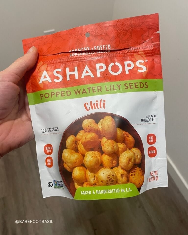 a packet of ashpops fox nut or Makhana