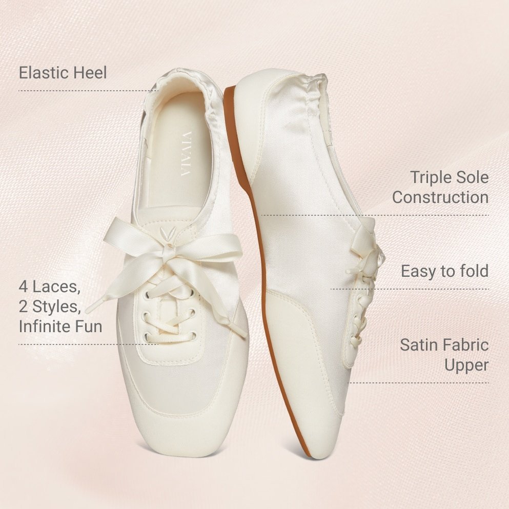 vivaia lace up square toe sneakerina