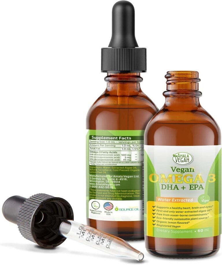 Amala, Potent & Organic Vegan Omega 3 Liquid Supplement