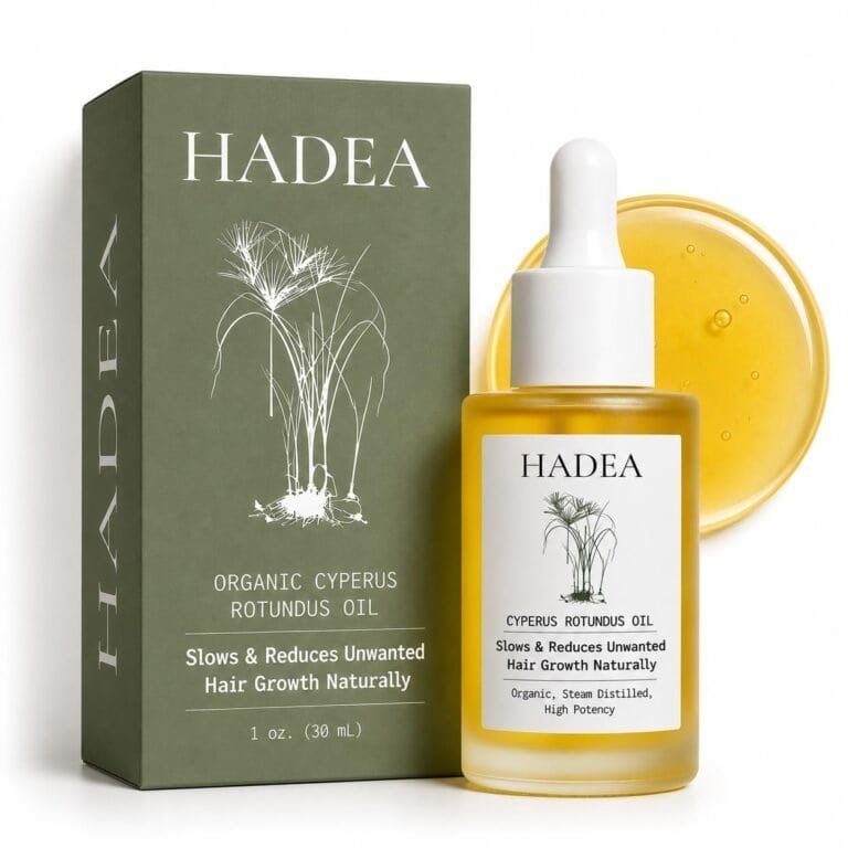 hadea cyperus rotundus oil for hair removal