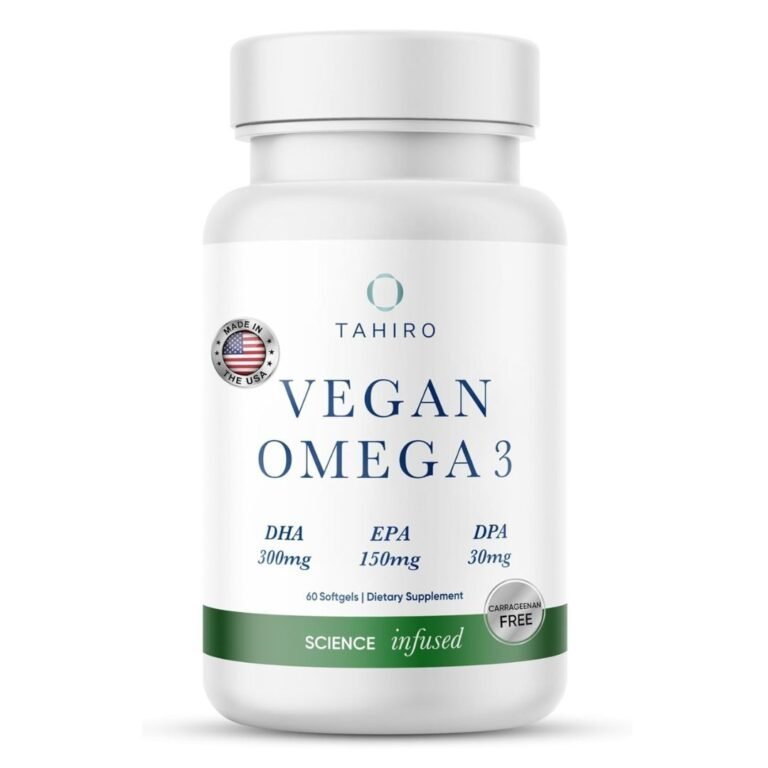TAHIRO, Vegan Omega-3 Softgels