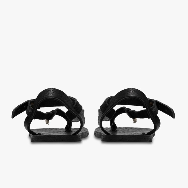 vivobarefoot San-Dal II Unisex barefoot sandal for women in black