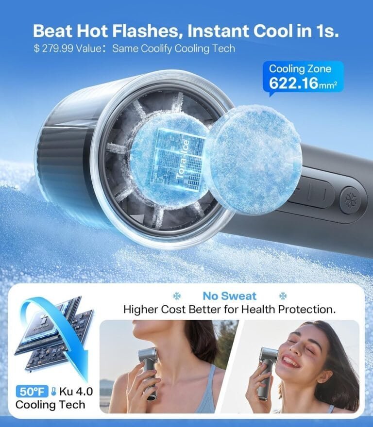 TORRAS COOLiFY Iva Handheld Fan with Ice Cooler
