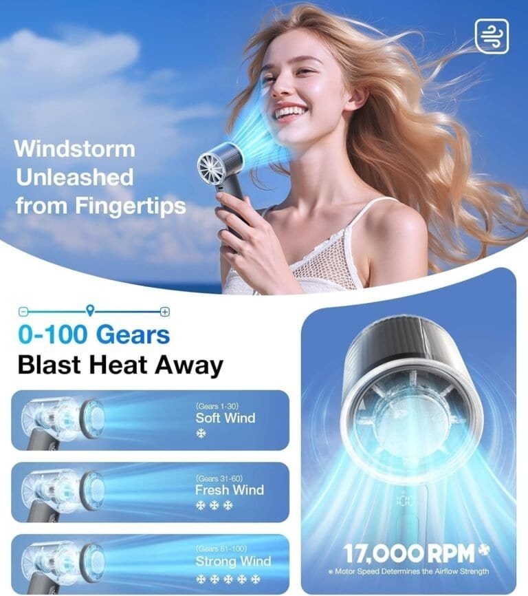 TORRAS COOLiFY Iva Handheld Fan with Ice Cooler