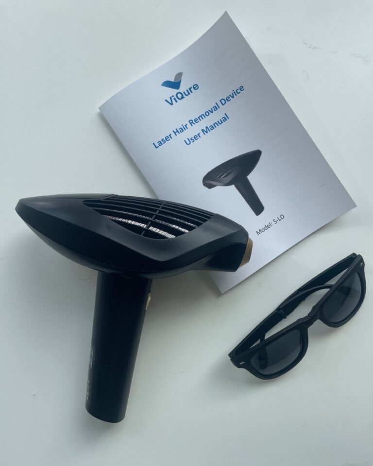 ViQure S-LD Hair Removal Device user manual safety glasses