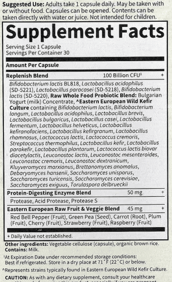 bad example of probiotics