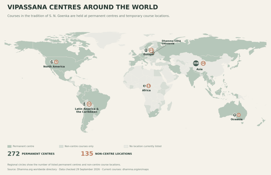 vipassana-centres-world-map